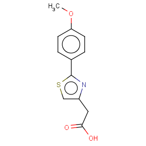 CAS No:23353-14-2 4-Thiazoleacetic acid,2-(4-methoxyphenyl)-