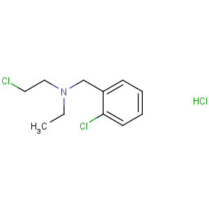 CAS No:23510-15-8 Benzenemethanamine,2-chloro-N-(2-chloroethyl)-N-ethyl-, hydrochloride (1:1)