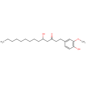 CAS No:23513-15-7 (5S)-5-hydroxy-1-(4-hydroxy-3-methoxyphenyl)tetradecan-3-one