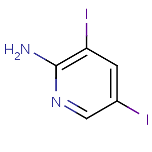 CAS No:23597-15-1 3,5-diiodopyridin-2-amine