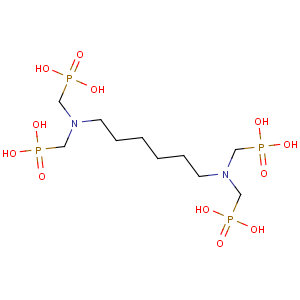 CAS No:23605-74-5 [6-[bis(phosphonomethyl)amino]hexyl-(phosphonomethyl)amino]<br />methylphosphonic acid