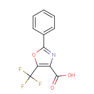 CAS No:236736-23-5 2-phenyl-5-(trifluoromethyl)-1,3-oxazole-4-carboxylic acid