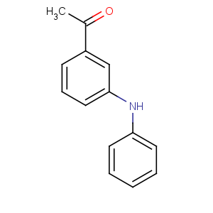 CAS No:23699-65-2 1-(3-anilinophenyl)ethanone