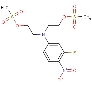 CAS No:23721-20-2 Ethanol,2,2'-[(3-fluoro-4-nitrophenyl)imino]di-, dimethanesulfonate (ester)(8CI)