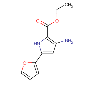 CAS No:237435-96-0 ethyl 3-amino-5-(furan-2-yl)-1H-pyrrole-2-carboxylate