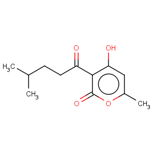 CAS No:23800-56-8 2H-Pyran-2-one,4-hydroxy-6-methyl-3-(4-methyl-1-oxopentyl)-