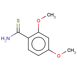 CAS No:23822-07-3 Benzenecarbothioamide,2,4-dimethoxy-