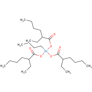 CAS No:23850-94-4 [butyl-bis(2-ethylhexanoyloxy)stannyl] 2-ethylhexanoate