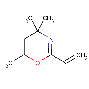 CAS No:23878-88-8 2-ethenyl-4,4,6-trimethyl-5,6-dihydro-1,3-oxazine