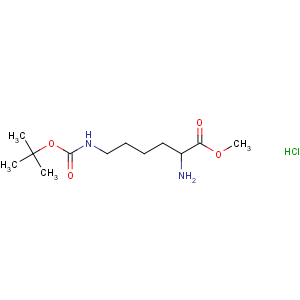 CAS No:2389-48-2 methyl<br />(2S)-2-amino-6-[(2-methylpropan-2-yl)oxycarbonylamino]hexanoate