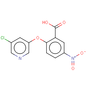 CAS No:239081-09-5 Benzoic acid,2-[(5-chloro-3-pyridinyl)oxy]-5-nitro-