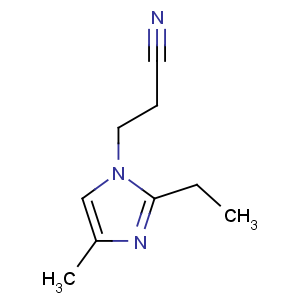 CAS No:23996-25-0 3-(2-ethyl-4-methylimidazol-1-yl)propanenitrile