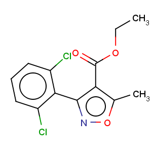 CAS No:24248-21-3 4-Isoxazolecarboxylicacid, 3-(2,6-dichlorophenyl)-5-methyl-, ethyl ester