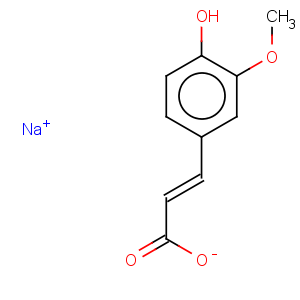 CAS No:24276-84-4 Sodium ferulic