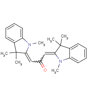 CAS No:24293-93-4 1,3-bis(1,3,3-trimethylindol-2-ylidene)propan-2-one