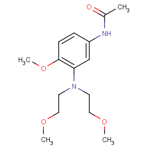 CAS No:24294-03-9 N-[3-[bis(2-methoxyethyl)amino]-4-methoxyphenyl]acetamide
