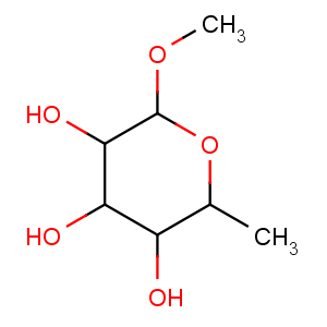 CAS No:24332-98-7 (2R,3R,4S,5R,6R)-2-methoxy-6-methyloxane-3,4,5-triol