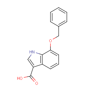 CAS No:24370-75-0 7-phenylmethoxy-1H-indole-3-carboxylic acid