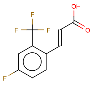 CAS No:243977-21-1 2-Propenoic acid,3-[4-fluoro-2-(trifluoromethyl)phenyl]-