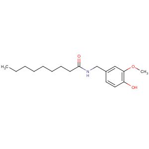 CAS No:2444-46-4 N-[(4-hydroxy-3-methoxyphenyl)methyl]nonanamide