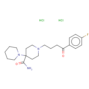 CAS No:2448-68-2 1'-[4-(4-fluorophenyl)-4-oxobutyl][1,4'-bipiperidine]-4'-carboxamide dihydrochloride