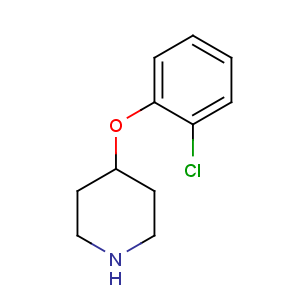 CAS No:245057-65-2 4-(2-chlorophenoxy)piperidine