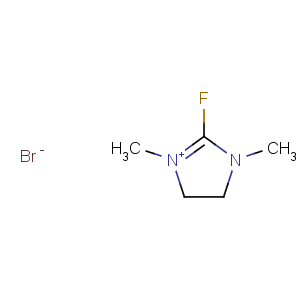CAS No:245550-86-1 1H-Imidazolium,2-fluoro-4,5-dihydro-1,3-dimethyl-, bromide (1:1)