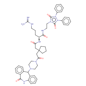 CAS No:246146-55-4 N-[(1S)-4-[(Aminoiminomethyl)amino]-1-[[[2-(3,5-dioxo-1,2-diphenyl-1,2,4-triazolidin-4-yl)ethyl]amino]carbonyl]butyl]-1-