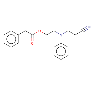 CAS No:24655-82-1 Benzeneaceticacid, 2-[(2-cyanoethyl)phenylamino]ethyl ester