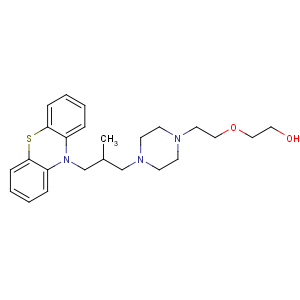 CAS No:2470-73-7 2-[2-[4-(2-methyl-3-phenothiazin-10-ylpropyl)piperazin-1-yl]ethoxy]<br />ethanol