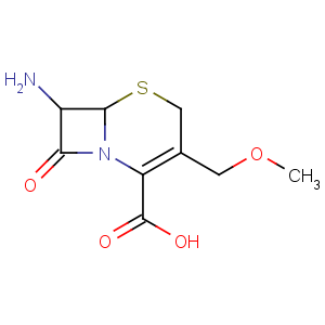 CAS No:24701-69-7 (6R,<br />7R)-7-amino-3-(methoxymethyl)-8-oxo-5-thia-1-azabicyclo[4.2.0]oct-2-ene-<br />2-carboxylic acid