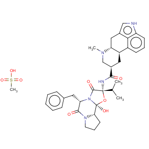 CAS No:24730-10-7 Ergotaman-3',6',18-trione,9,10-dihydro-12'-hydroxy-2'-(1-methylethyl)-5'-(phenylmethyl)-, (5'a,10a)-, methanesulfonate (1:1)
