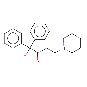 CAS No:24860-77-3 2-Butanone, 1,1-diphenyl-1-hydroxy-4-piperidino-