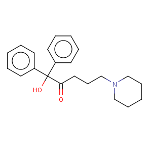 CAS No:24860-78-4 2-Pentanone, 1,1-diphenyl-1-hydroxy-5-piperidino-