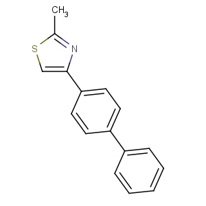CAS No:24864-19-5 2-methyl-4-(4-phenylphenyl)-1,3-thiazole