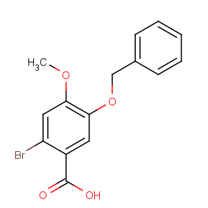 CAS No:24958-42-7 2-bromo-4-methoxy-5-phenylmethoxybenzoic acid