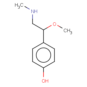 CAS No:25006-35-3 Phenol,4-[1-methoxy-2-(methylamino)ethyl]-