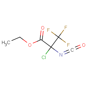 CAS No:250261-39-3 Propanoic acid,2-chloro-3,3,3-trifluoro-2-isocyanato-, ethyl ester