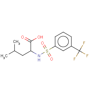 CAS No:251097-65-1 Leucine,N-[[3-(trifluoromethyl)phenyl]sulfonyl]-