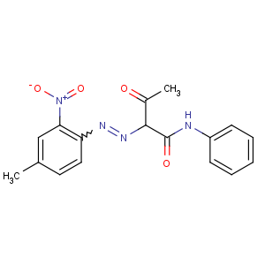 CAS No:2512-29-0 2-[(4-methyl-2-nitrophenyl)diazenyl]-3-oxo-N-phenylbutanamide