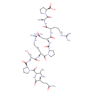 CAS No:251634-21-6 L-Proline,L-glutaminyl-L-valyl-L-prolyl-L-seryl-L-arginyl-L-prolyl-L-asparaginyl-L-arginyl-L-alanyl-