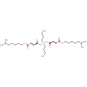 CAS No:25168-21-2 4-O-[dibutyl-[(Z)-4-(6-methylheptoxy)-4-oxobut-2-enoyl]oxystannyl]<br />1-O-(6-methylheptyl) (Z)-but-2-enedioate