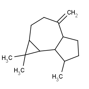 CAS No:25246-27-9 1H-Cycloprop[e]azulene,decahydro-1,1,7-trimethyl-4-methylene-, (1aR,4aS,7R,7aR,7bS)-