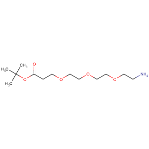CAS No:252881-74-6 Propanoic acid,3-[2-[2-(2-aminoethoxy)ethoxy]ethoxy]-, 1,1-dimethylethyl ester