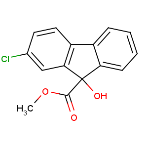 CAS No:2536-31-4 methyl 2-chloro-9-hydroxyfluorene-9-carboxylate