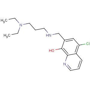 CAS No:2545-39-3 5-chloro-7-[[3-(diethylamino)propylamino]methyl]quinolin-8-ol