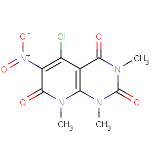 CAS No:254753-80-5 Pyrido[2,3-d]pyrimidine-2,4,7(1H,3H,8H)-trione,5-chloro-1,3,8-trimethyl-6-nitro-