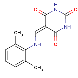CAS No:254991-12-3 2,4,6(1H,3H,5H)-Pyrimidinetrione,5-[[(2,6-dimethylphenyl)amino]methylene]-