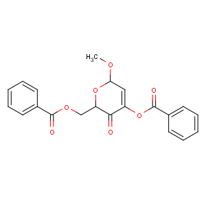 CAS No:25552-06-1 [(2S,6R)-4-benzoyloxy-2-methoxy-5-oxo-2H-pyran-6-yl]methyl benzoate