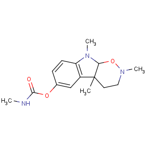 CAS No:25573-43-7 [(4aS,9aS)-2,4a,9-trimethyl-4,9a-dihydro-3H-oxazino[6,5-b]indol-6-yl]<br />N-methylcarbamate